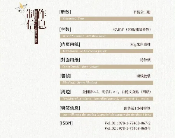 【現貨/赠加固包装】紙飛機 | 纸飞机 | PAPER PLANE | 通販版 | 潭石 | ViaLactea | 北美呆鹅 | 原耽 | 无删减 | BL