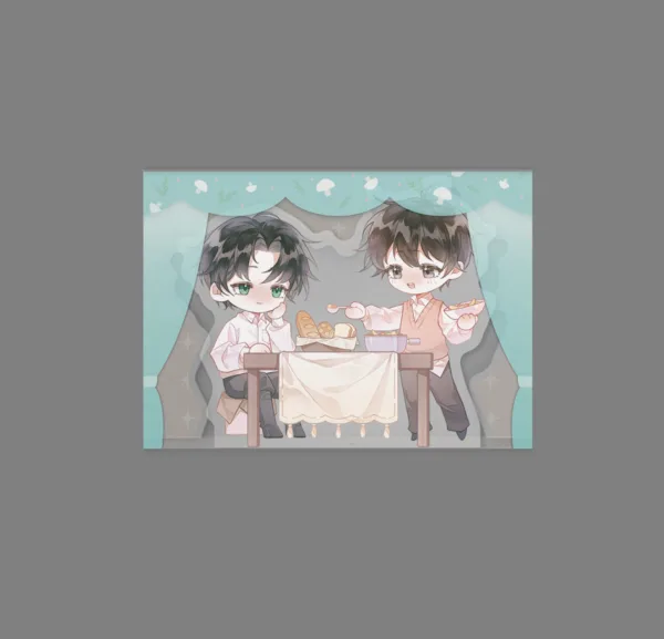 資料卡-小蘑菇 上+下 特裝版(平心出版)小蘑菇_官網預購贈品_透卡立牌 【预售/赠加固包装/1022截止】小蘑菇 | 官網特典版 | 一十四洲 | 平心 | 原耽 | BL | 不可合并其他品项书籍下单