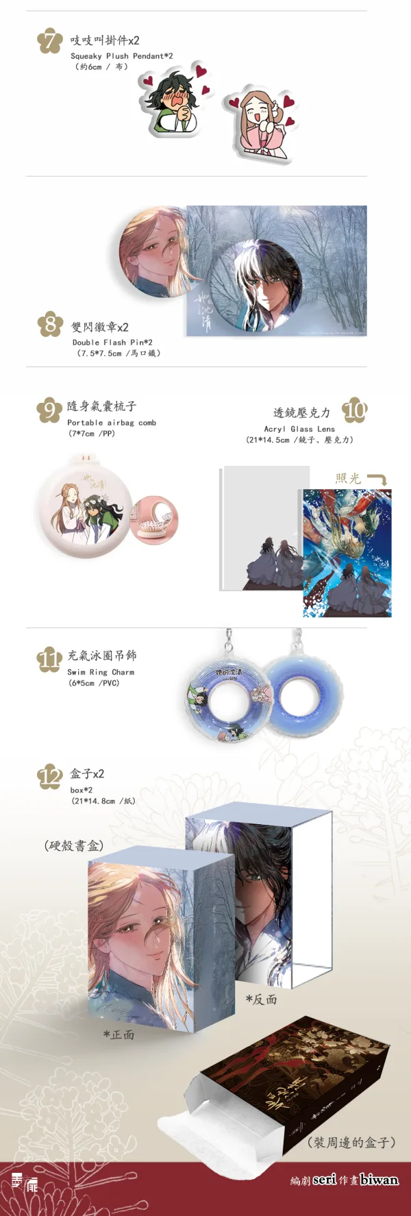 【預售/赠加固包装/0530截止】她的沈清5+6+7&外傳 | 場領限定 | 完結特裝版 | 編劇 seri | 作畫 biwan | 墨扉 | 韩漫 | 百合 | GL | 不可合并其他品项书籍下单