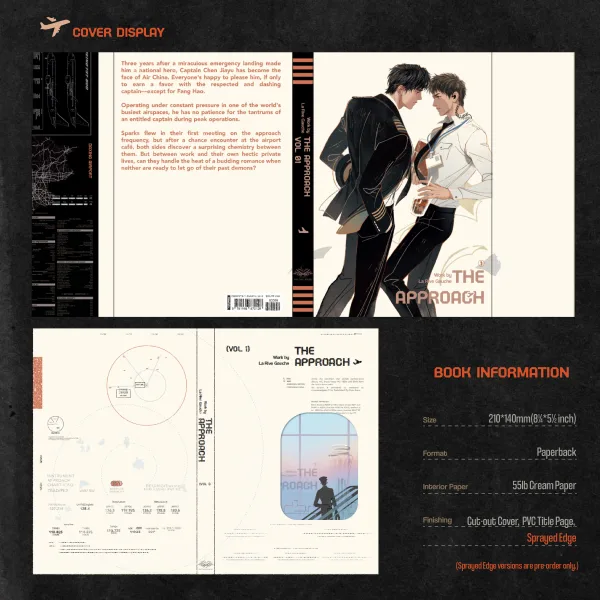 【預售/赠加固包装/0609止】The Approach Vol.1 | 從萬米高空降臨 Vol.1 | 从万米高空降临 Vol.1 | 英文版 | 左岸 | HaiTang(海棠英文) | 原耽 | 不可合并其他品项书籍下单
